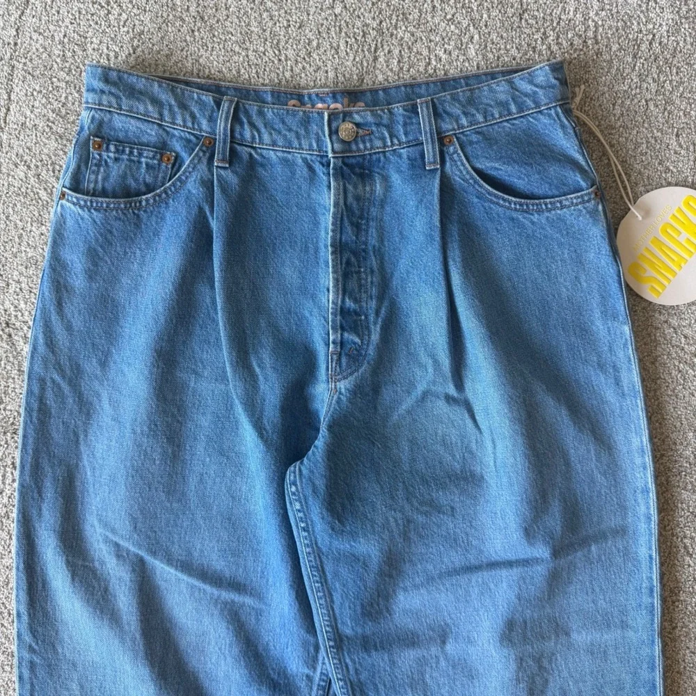 Snacks Mother Denim The Pleated Fun Dip Ankle Jeans 31 Delicious Memories NWT ! - Picture 5 of 11